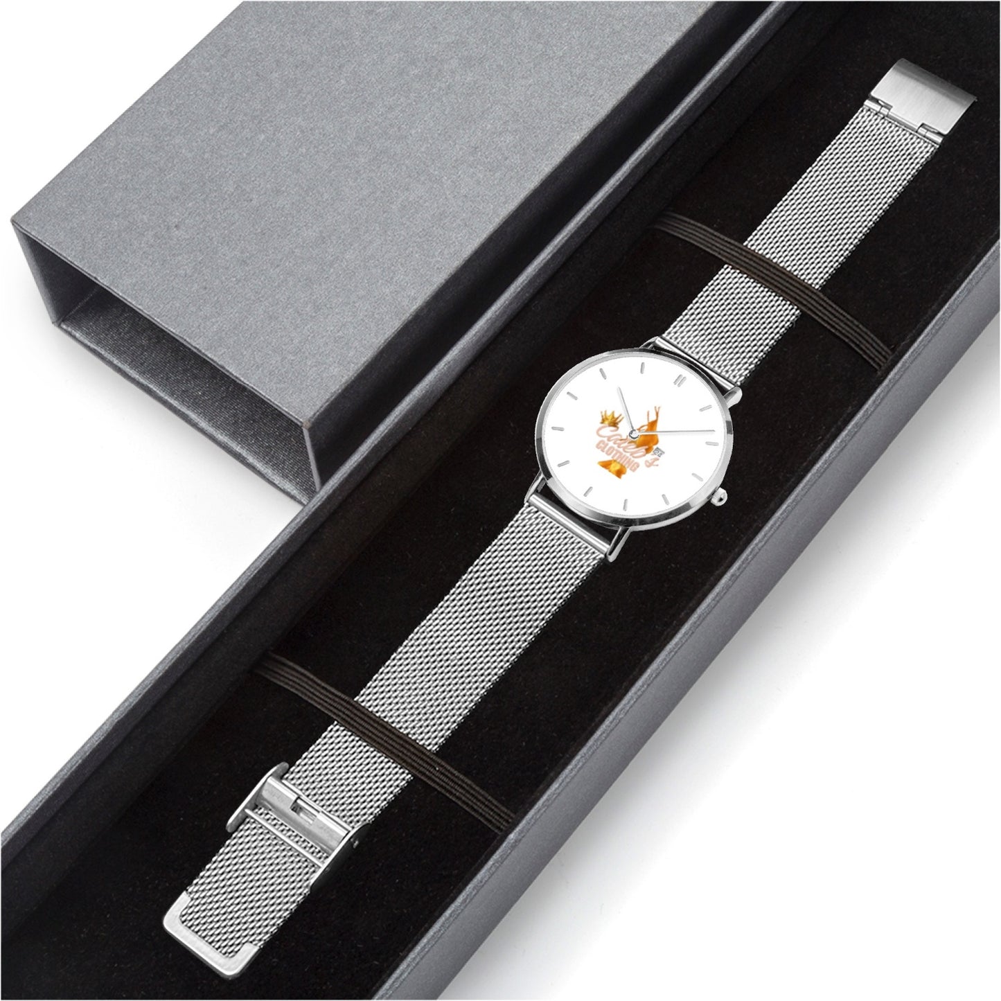 Stainless Steel Perpetual Calendar Quartz Watch (With Indicators)