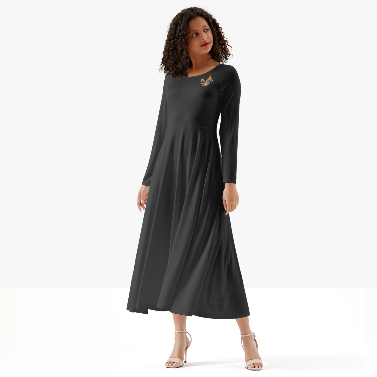 Women's Long-Sleeve One-piece Dress