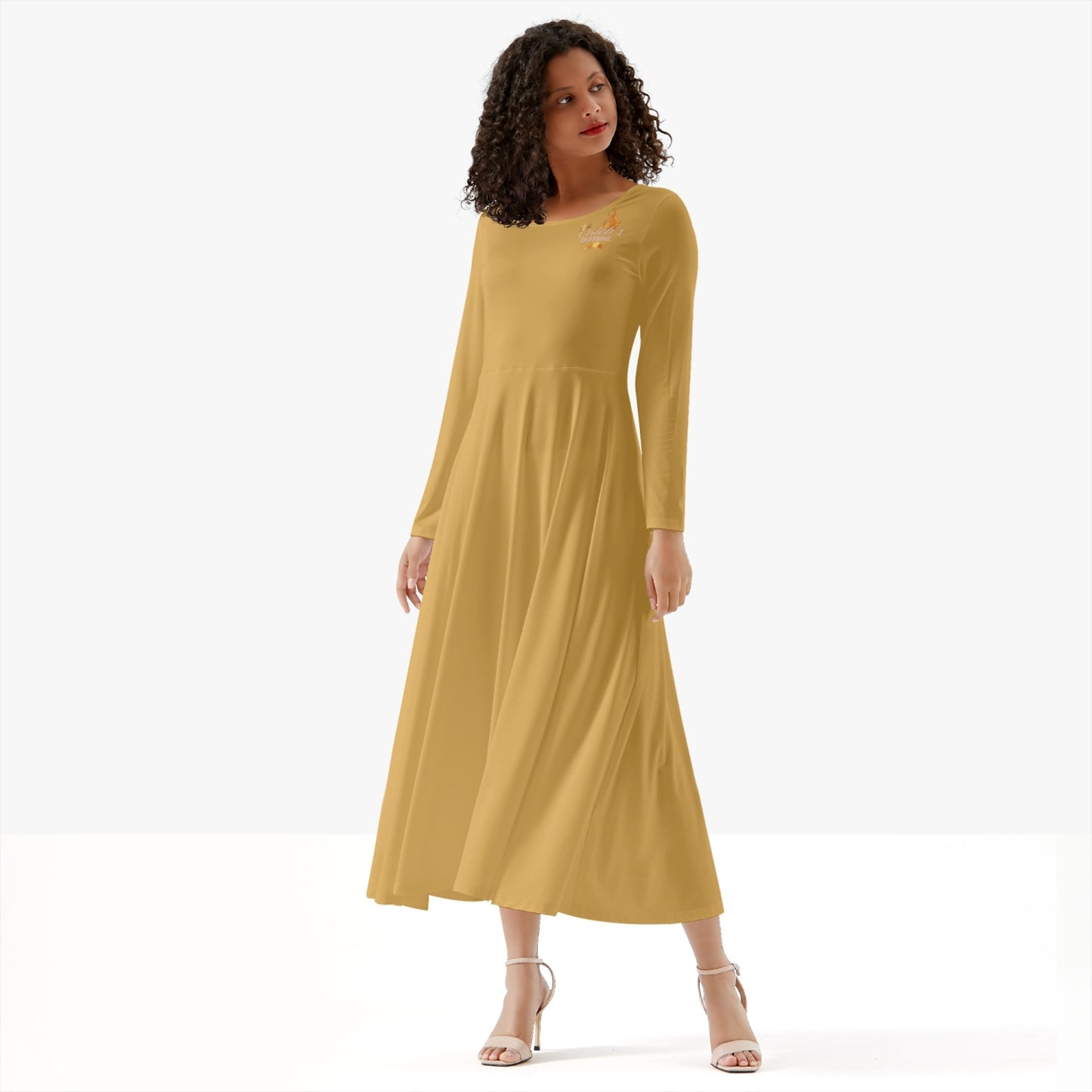 Women's Long-Sleeve One-piece Dress