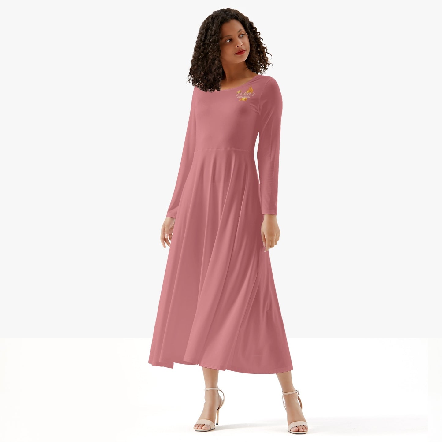 Women's Long-Sleeve One-piece Dress