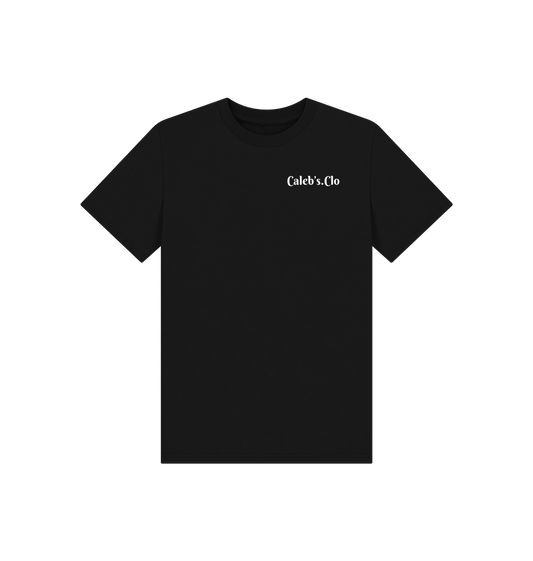 Black Caleb\u2019s.Clo kids t-shirt