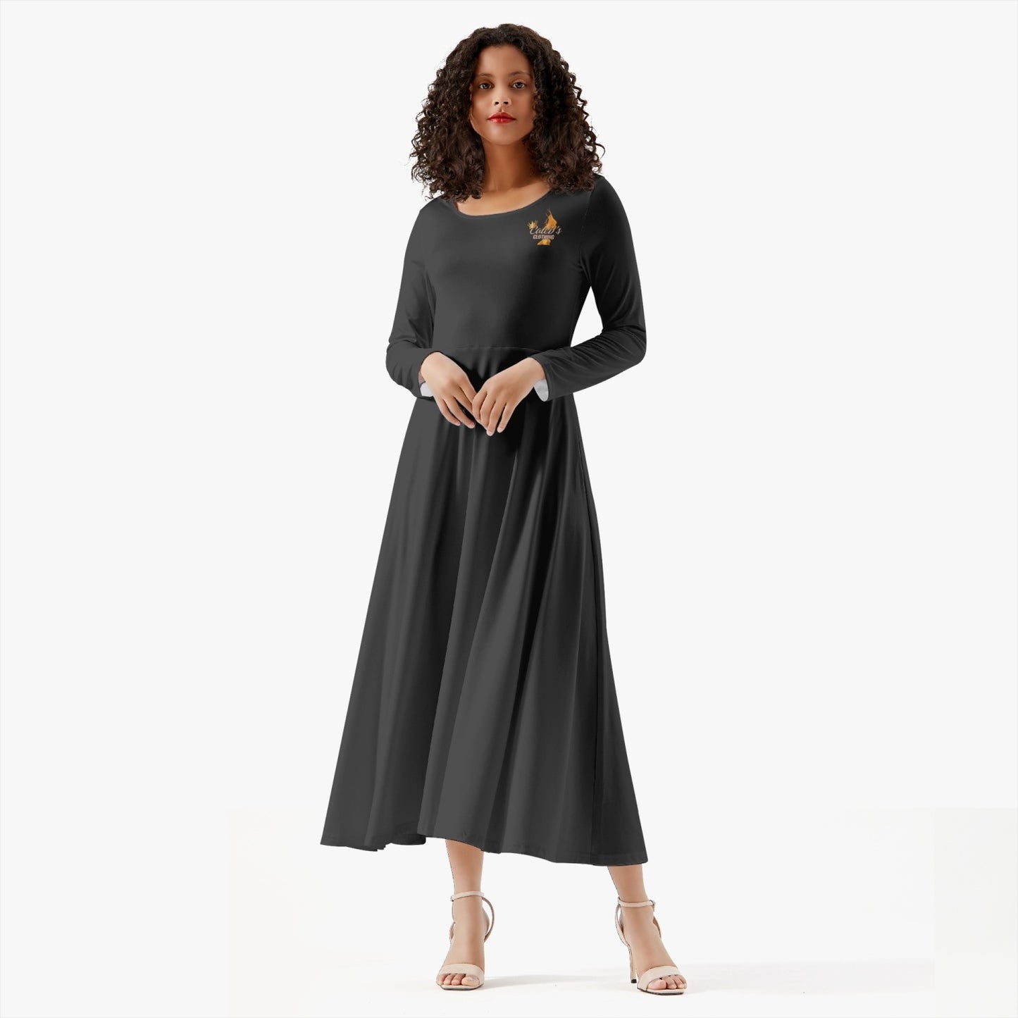 Women's Long-Sleeve One-piece Dress