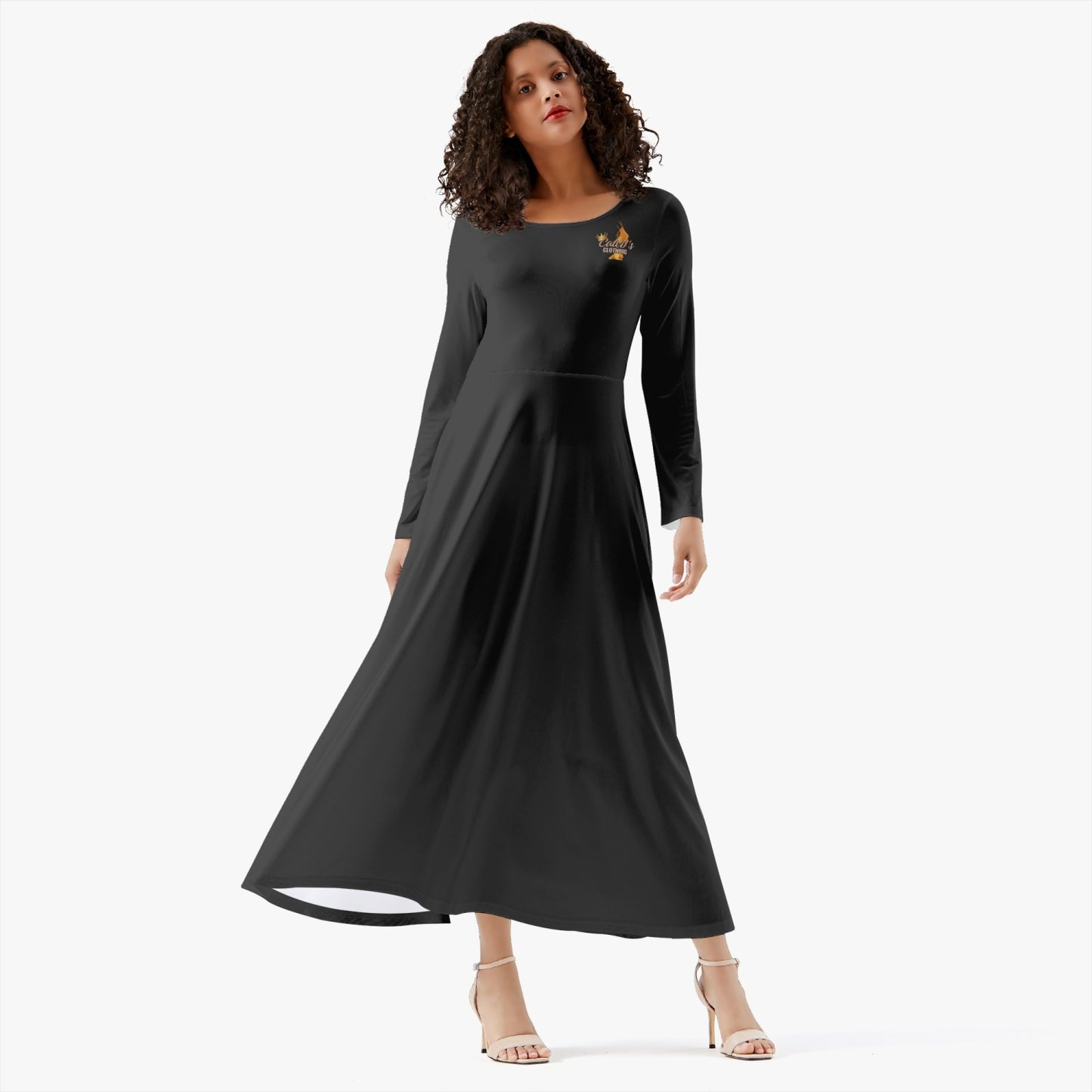 Women's Long-Sleeve One-piece Dress