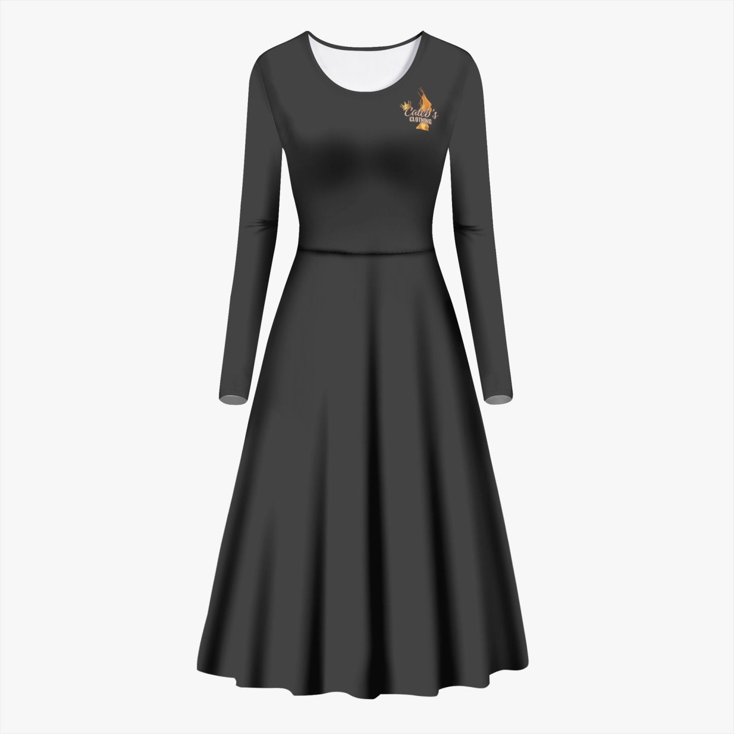 Women's Long-Sleeve One-piece Dress