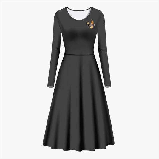 Women's Long-Sleeve One-piece Dress